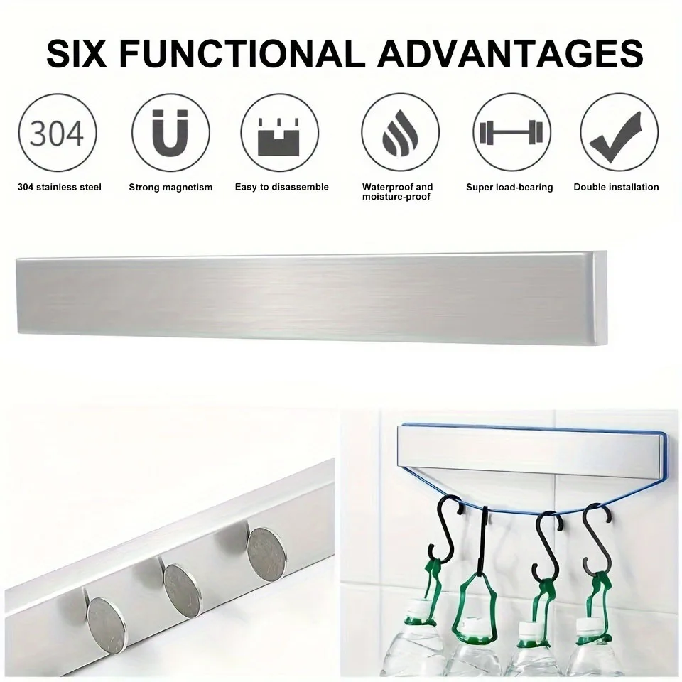 Magnetic Knife Bar Knife Holder Strip Art Supply Home Tool Organizer