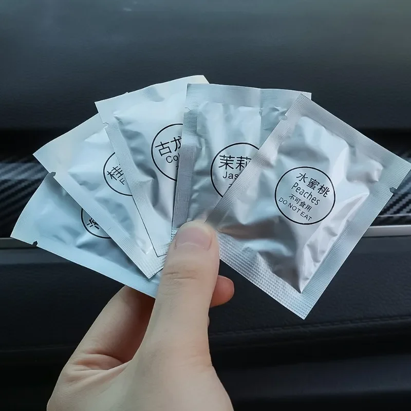 Car Air Freshener Solid Perfume Tablets Air Vent Perfume Refill 5 Flavor Interior Diffuser Tablet Accessories