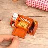 1:12 Dollhouse Miniature Bookcase Showcase Mini Display Rack Storage Cabinet Desk Supplies Rack Model Home Furniture Decor Toys 5