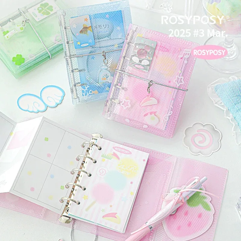 MINKYS Portable Binder Notebook Planner - Yearly, Daily & Weekly Agenda Journal in Kawaii School Stationery Style