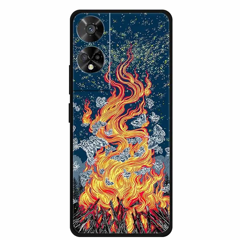 Charming Cat Design Soft TPU Silicone Phone Case - Durable and Stylish Back Cover
