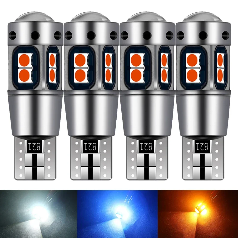 

4 шт., Автомобильные светодиодные лампы T10 W5W 168 192 10SMD 12 В