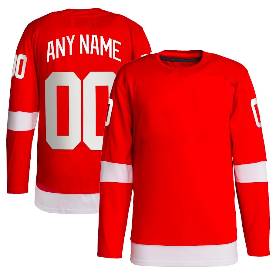 NHL Detroit Red Wings Custom Name Number 2022 Reverse Retro Jersey