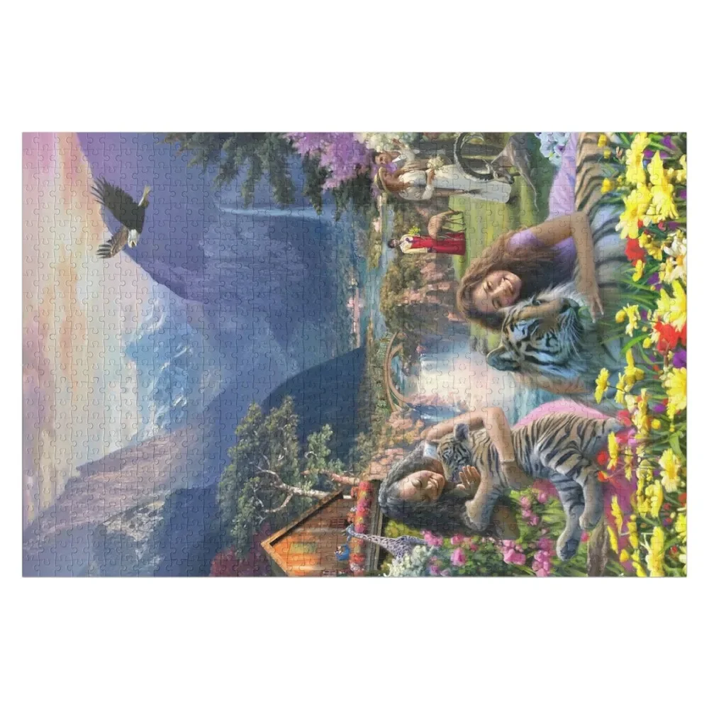 

Paradise in Sunset Jigsaw Puzzle Custom Wooden Gift Wooden Adults Woodens For Adults Custom Name Wood Puzzle