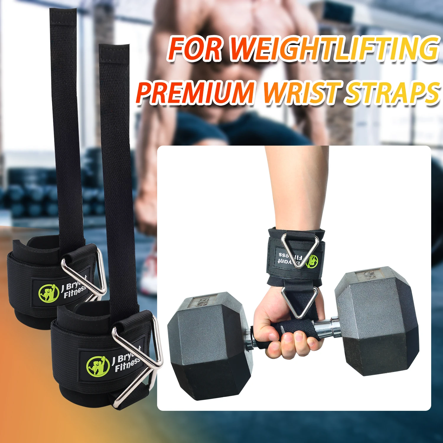 Wrist Wrap Wrist Straps for Weightlifting and Cable Machines Premium Padded Wrist Cuffs for Arm Training Tricep Extensions Workout