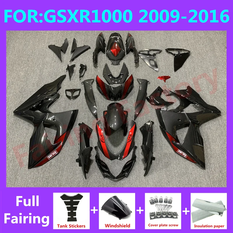 

Motorcycle Fairing kit fit for GSXR1000 GSXR 1000 GSX-R1000 2009 2010 2011 2012 2013 2014 2015 2016 K9 Fairings set carbon fiber