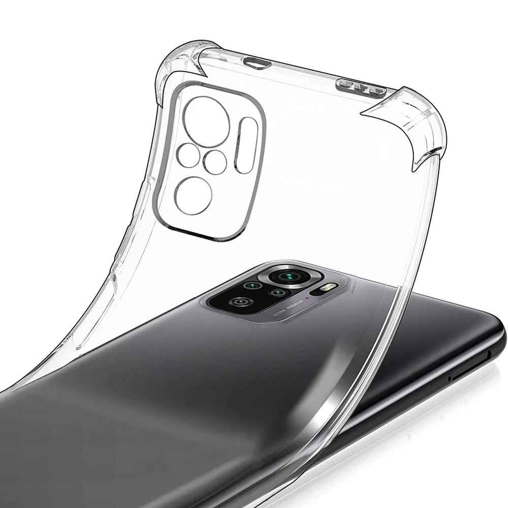 Shockproof Silicone Clear Gel Phone Case | Airbag Protection | Soft TPU | Enhanced Durability
