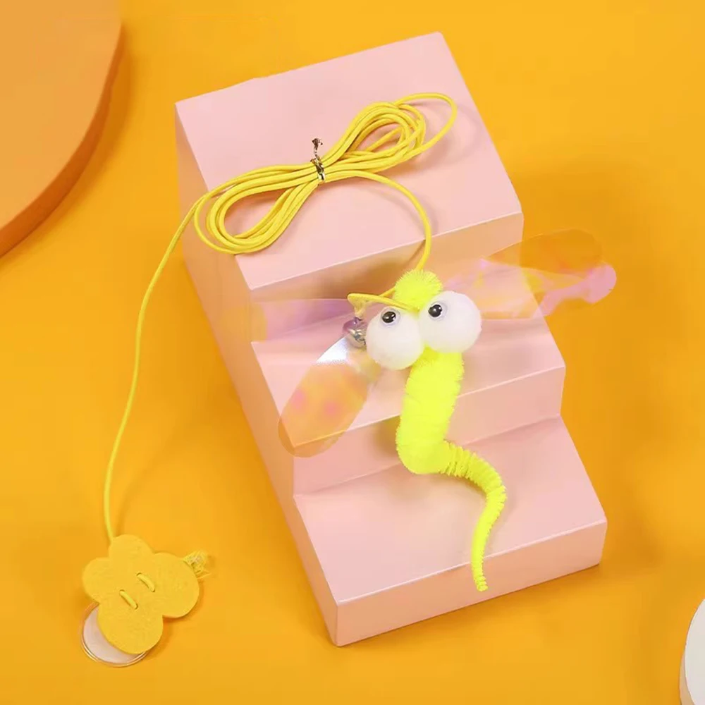 Hanging Feather Cat Teaser Toy 4