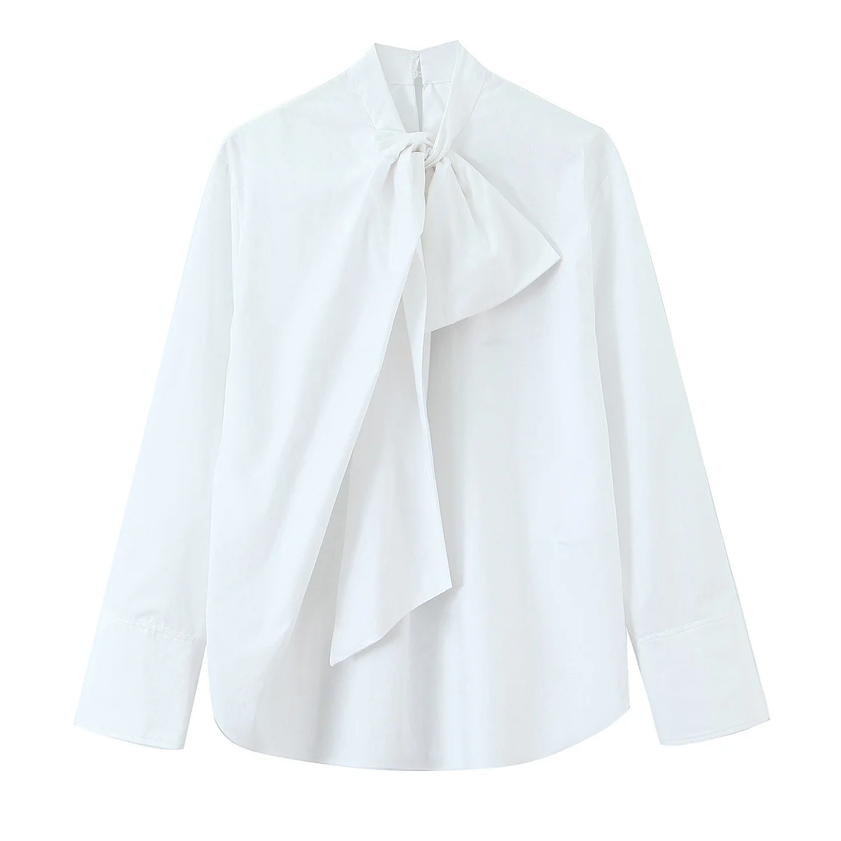 NLZGSMJ Damen Neue Freizeitbluse 2026 Frühling Herbst Schalkragen Lockeres Hemd Damen-Oberteil Y2K – Detail 2