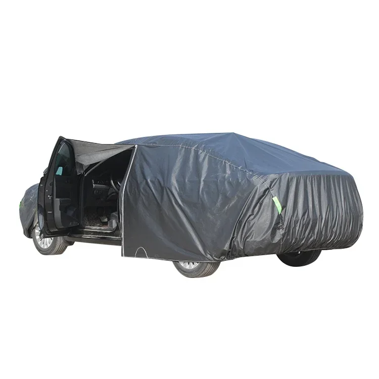 

190 T Polyester Single Layer All Weather Protection Car Car Cover Outdoor Rain Sun Snow Dust Waterproof Car Covers