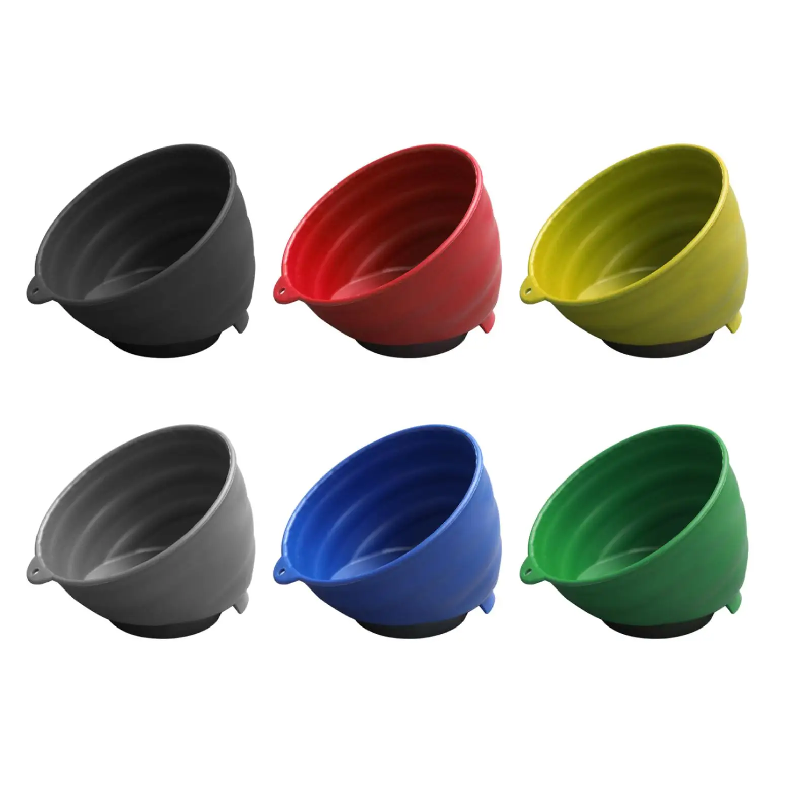 

Круглая миска, прочные инструменты для ремонта автомобиля, большая емкость, изогнутый лоток для деталей, инструменты, шурупы, гайки, иглы для гаража