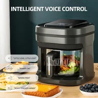 Household Intelligent Large Capacity Air Fryer Multifunctional Electric Glass Visual Air Fryer 2