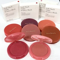 Fard à joues crème-poudre mat et rebondissant Hot Fashion Rare Beauty Soft Pinch, fard à joues liquide léger et aérien, effet naturel 4