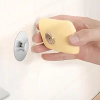 Magnetic Soap Holder Wall Mounted Soap Dish with Magnet Stainless Steel Soap Saver Storage Rack Punch-Free Bathroom Organizer 4