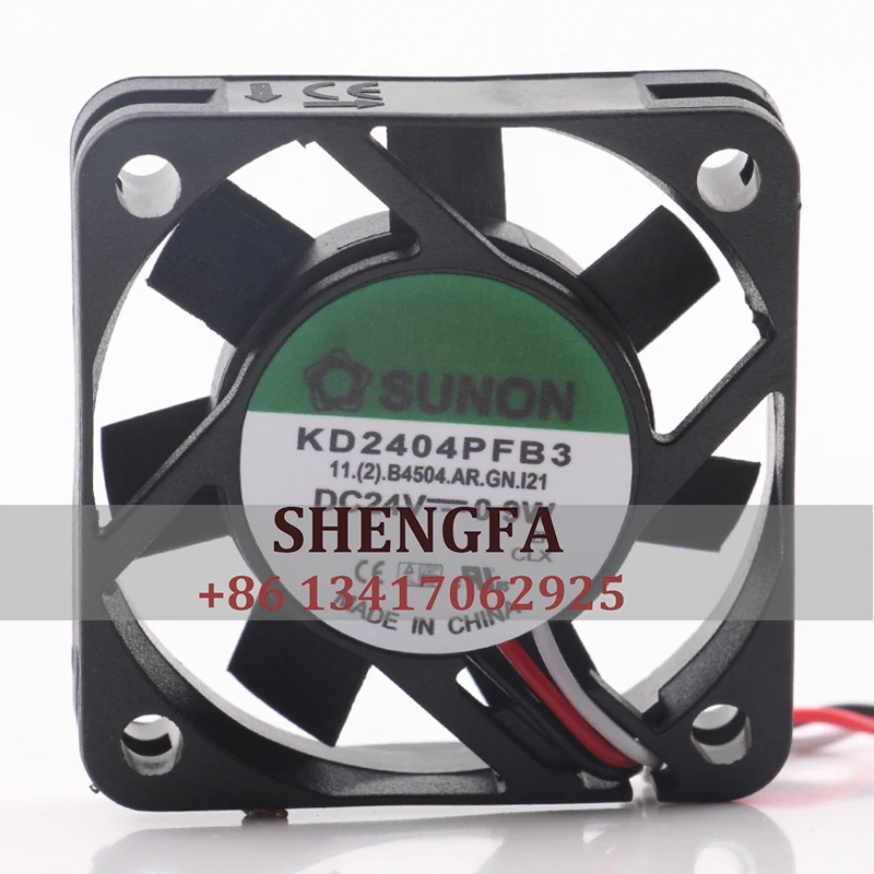 

SUNON Case Fan Dual Ball Bearing KD2404PFB3 40X40X10MM 24V 0.9W 4CM 4010 3-Wire Alarm Signal Inverter Fan