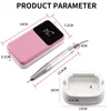 Professional Electric Nail Drill Machine 35000RPM Portable Nail File Rechargeable Nail Sander for Gel Nails Polishing Salon Tool 4