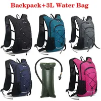 New Bike Riding Water Bag Backpack Portable Waterproof Rucksack Hydration Bag 3L Outdoor Sports Running Inner Bladder Knapsack 1