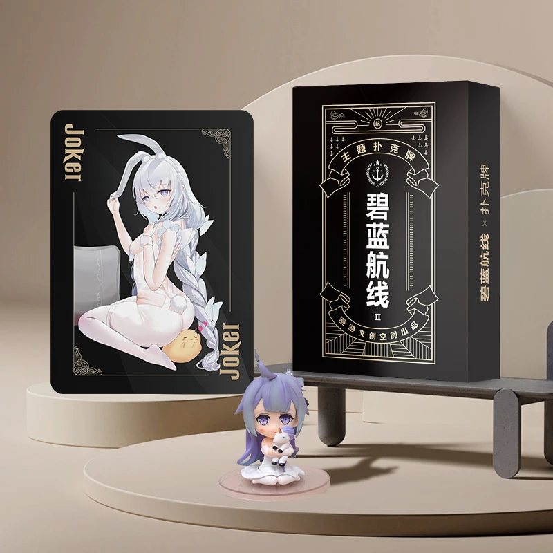 

55pcs/set Azur Lane 2 Kantai Creative Playing Cards Anime Game Surroundings Collection Cards Gift Toys