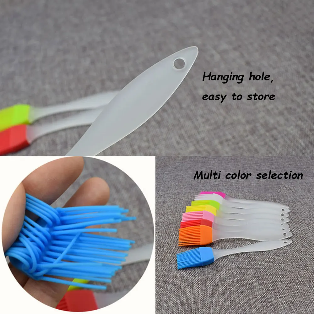 High Temperature Resistant Silicone Barbecue Oil Brush Baking Barbecue Brush Cake Cream BBQ Baking Tools