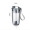 400ML Shaker Bottle with Ball BPA Free Plastic Protein Shakes Leakproof for Powder Workout Gym Sport 6