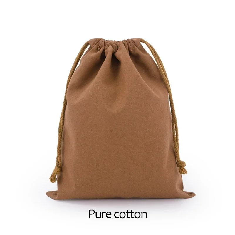 Eco-Friendly Cotton Blend Drawstring Gift Bags for Candy Storage and Home Organization