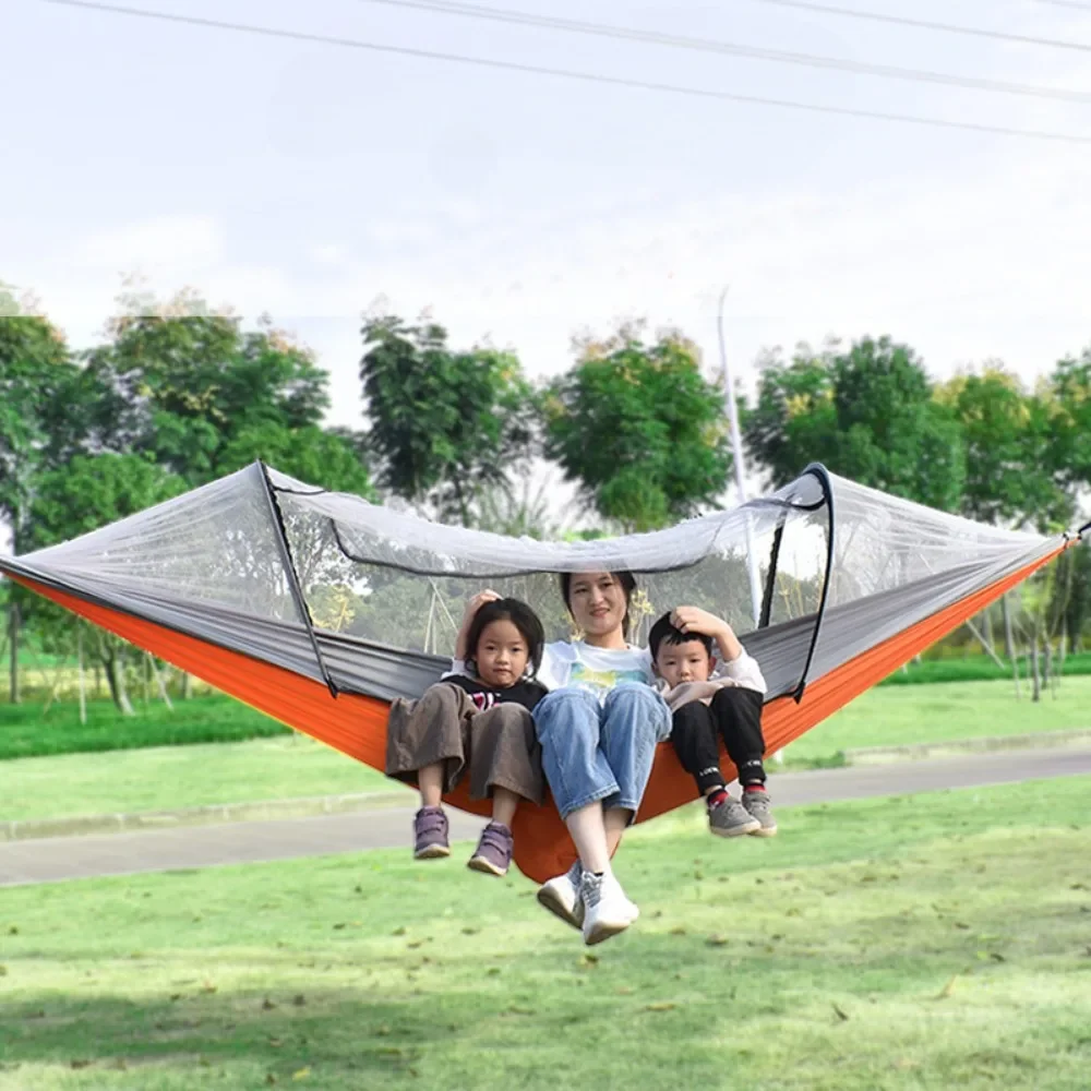Hammock Outdoor Portable Quick Opening Mosquito Proof Swing Camping Adult Student Dormitory Thick Hanging Chair Anti Rollover