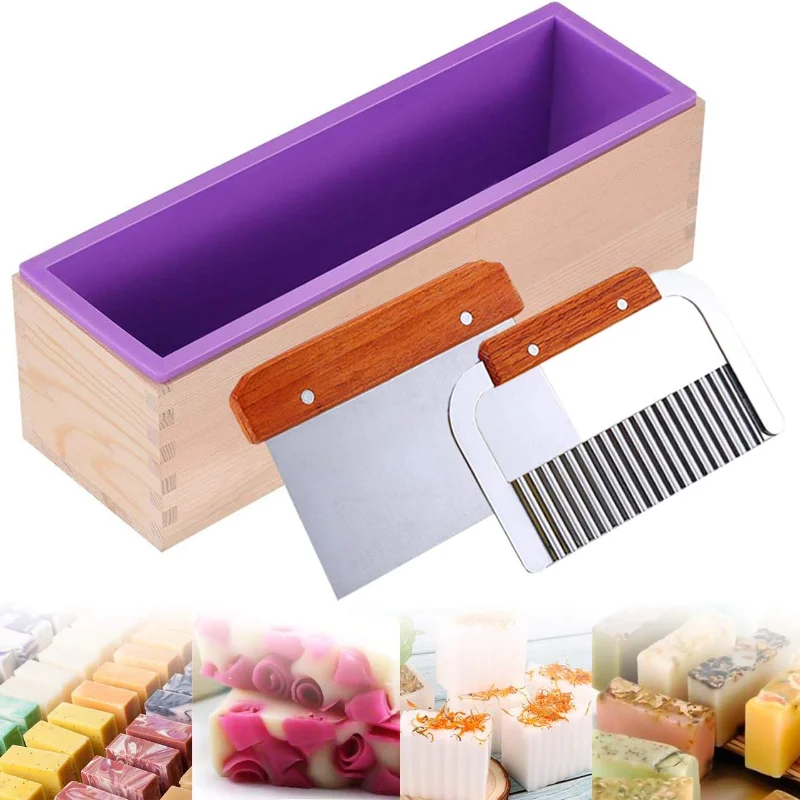 6 Grids Rectangle Silicone Soap Making Molds DIY Cake Bakeware Mold Soap  Silicone Cake Mold Handmade Cold Soap Molds Tools Gifts - AliExpress