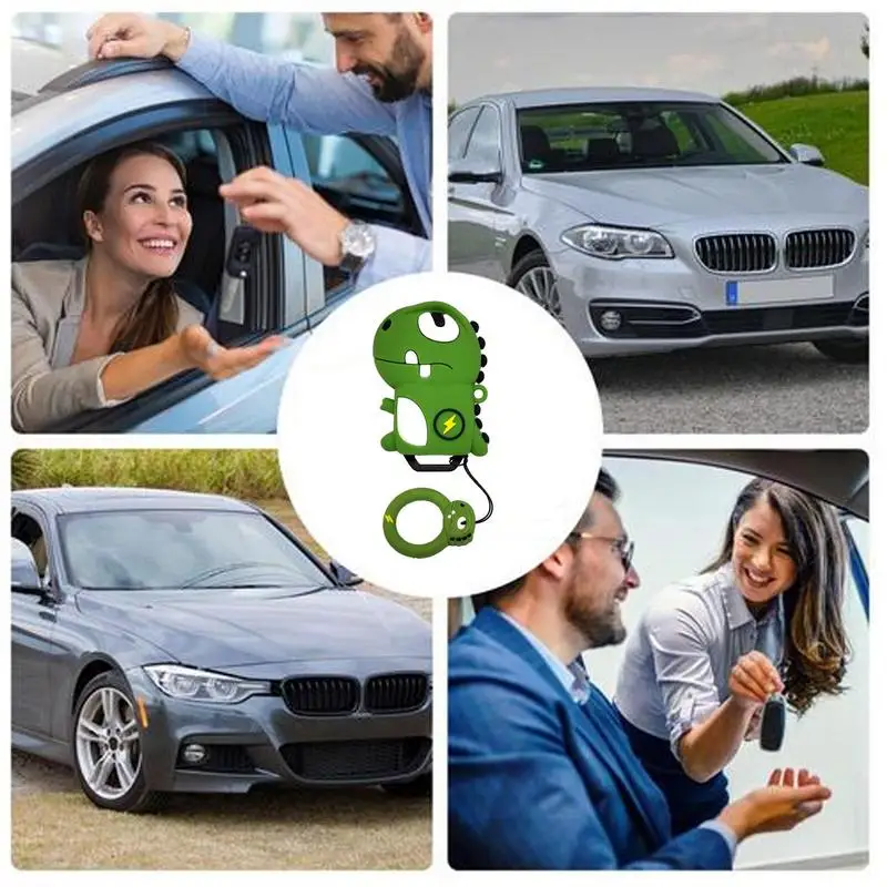 Soft Dinosaur Dragon Silicone Car Key Case Cover Holder Bag For Car Key Protector Cover Accessories key case key case cover car key shell