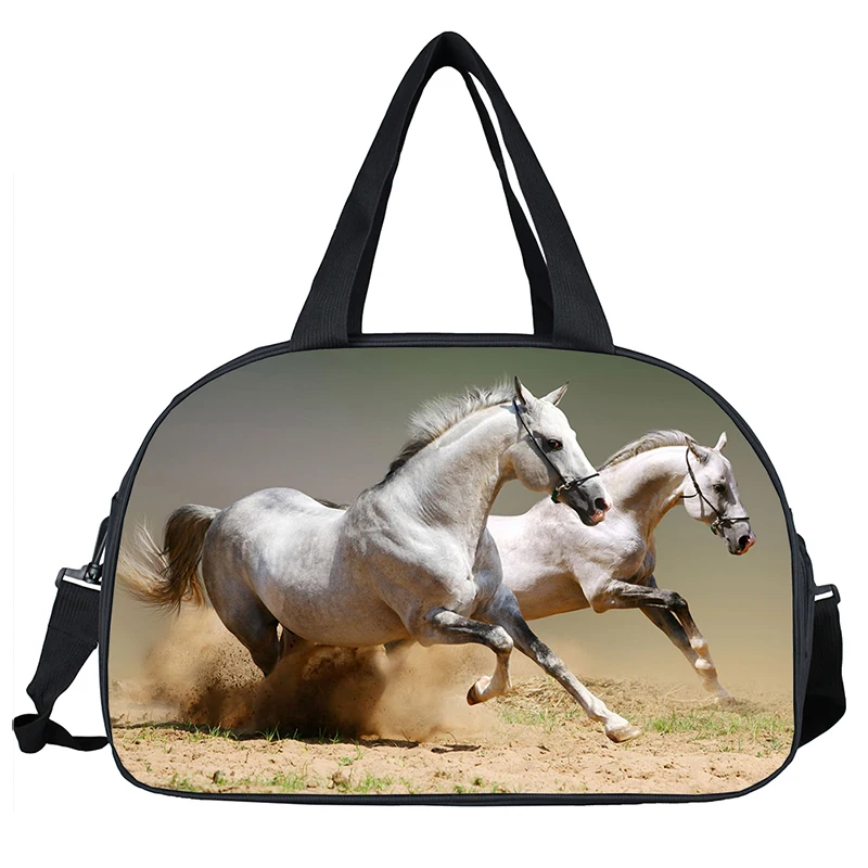 Bolsas de lona de viaje con estampado Animal para hombres y