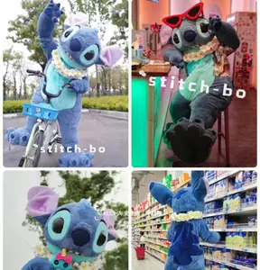 Disfraz publicitario de Lilo & Stitch, disfraz de Mascota para fiesta de  cumpleaños, Animal, Carnaval, celebración, escenario, espectáculo, utilería  - AliExpress