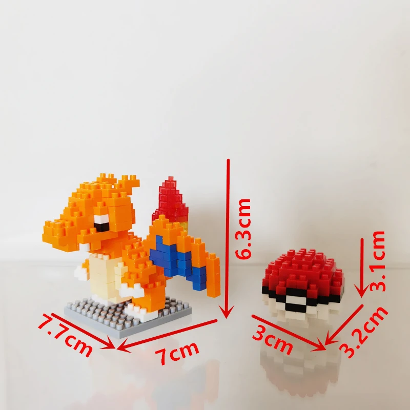 75 Stile Pokémon Bausteine Montage Anime Pikachu Glurak Schigerausche Bisasam Gengar Figuren Spielzeug für Kinder Geschenk – Detail 38