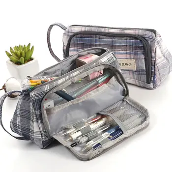 Large Capacity Pencil Case Kawaii School Pen Case Supplies Pencil Storage Bag Students Pencil Cases Big Pen Box Pouch Stationery 2