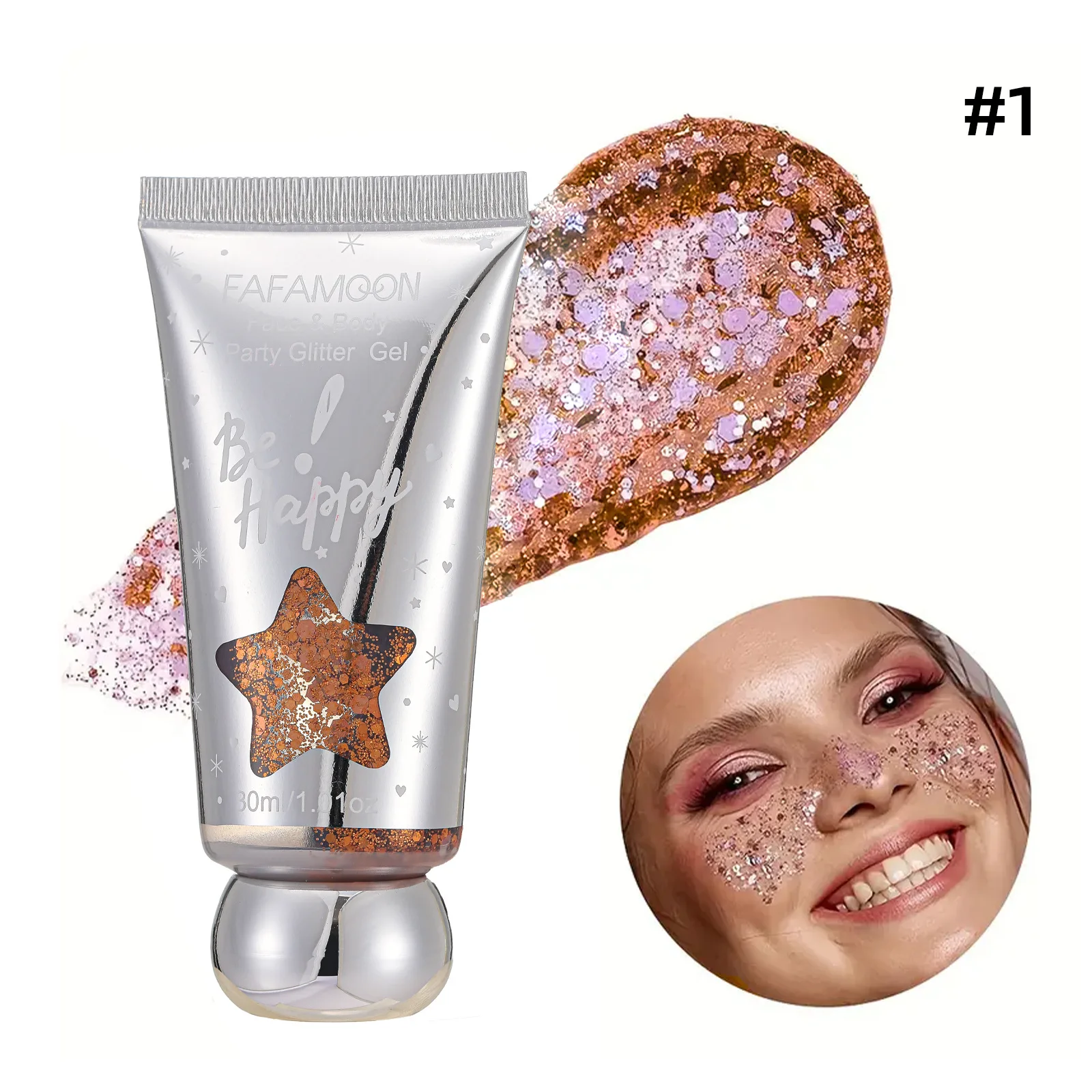 Glitter Stick for Body & Hair | Holographic Sparkle with Pearlescent Shine | Perfect for Parties, Stage Makeup, and Festivals