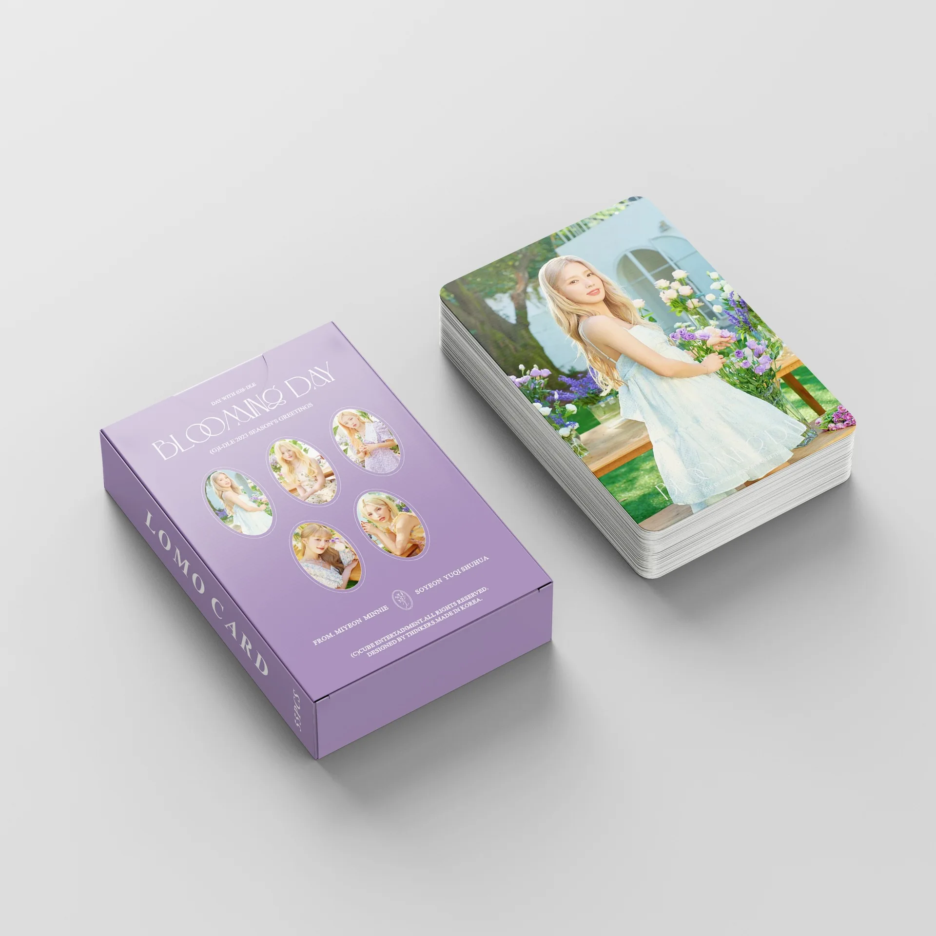 Album Cards Lomo Cards Bookmark Postcard 55pcs/set Kpop GIDLE INEVER DIE Lomo Cards (G)I-DLE Album Season's Greetings Photo Card Postcard Fans Collection Gift