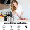 Sous Cooker Machine Immersion Circulators 1100W Ultra Quiet Stainless Steel Precision Sous Cooker Kitchen Gadgets with Touch 4