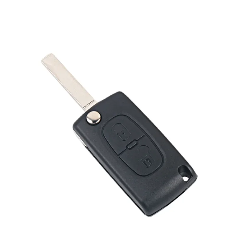 

2 Buttons Remote Key Shell For Peugeot 207 307 308 407 607 For Citroen C4 C5 C3 Berlingo Xsara HU83 VA2 Blade Fob Case