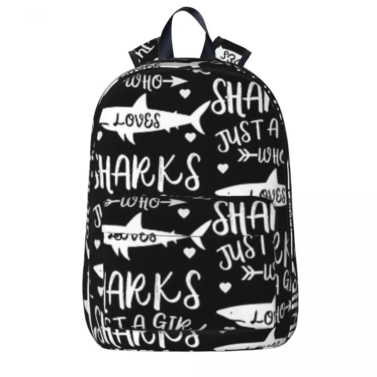 

Рюкзак для мальчиков и девочек с принтом «акулы»