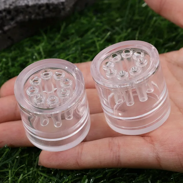 10/1pcs Aquarium Planarians Trap Acrylic Transparent 8-Hole Red Shrimp Worm Trap Leech Pest Catcher Fish Tank Cleaner Tools 5