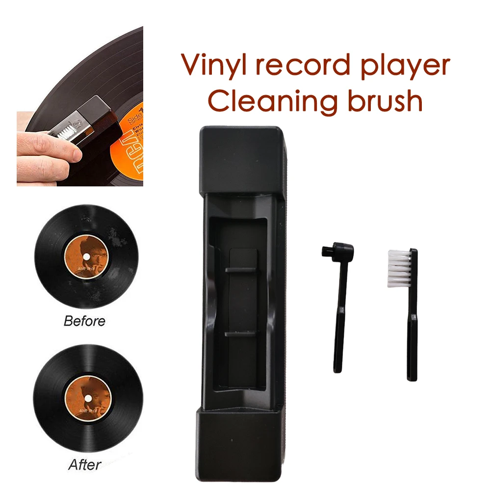 5/1Set Vinyl Record Cleaning Kit 15/3PCS Anti-Static Cleaner Brush Dust Remover Kits For Phonograph Turntable LP Records VCD DVD