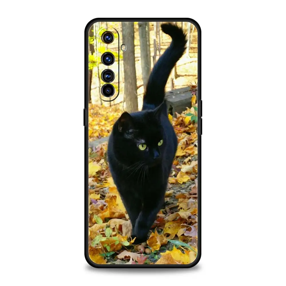 Black Cat Staring Eye Phone Case Cover - Sleek and Stylish Protection