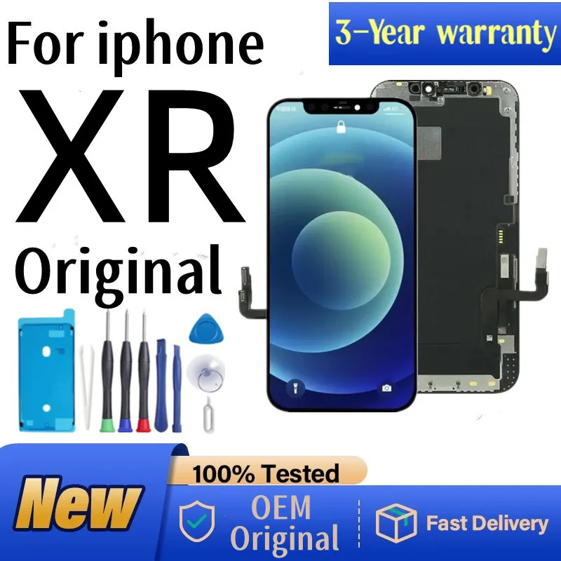 

Original Best Choice OEM OLED for iPhone XR Display Screen With 3D Touch Digitizer Assembly No Dead Pixel Replacement