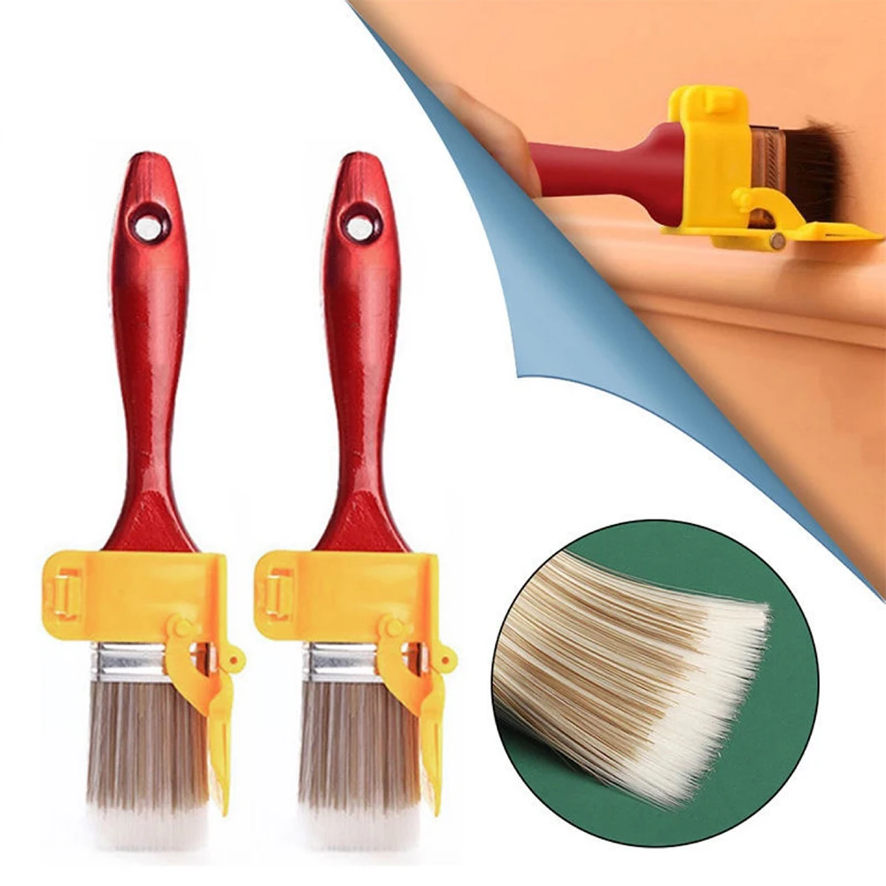 Paint Edging Brush Professional Edger Paint Brush Flat Trim Lightweight Cutting in Tools for Room Wall Edges