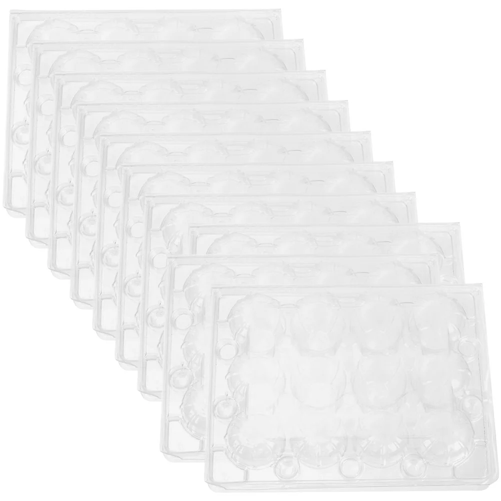 20 Pcs Desktop Package Quail Egg Holder Storage Supply Household Cartons Plastic Holder quail egg holder