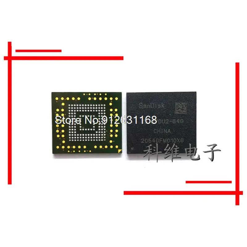 

SDIN7DU2-64G SDIN7DP4-64G 153 emmc IC