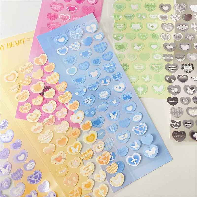 6Pcs/Pack Cartoon Fantasy Wonderful House Series Decorative Stickers Cartoon Sticker DIY Cute Kpop Korean Stationery Supplies