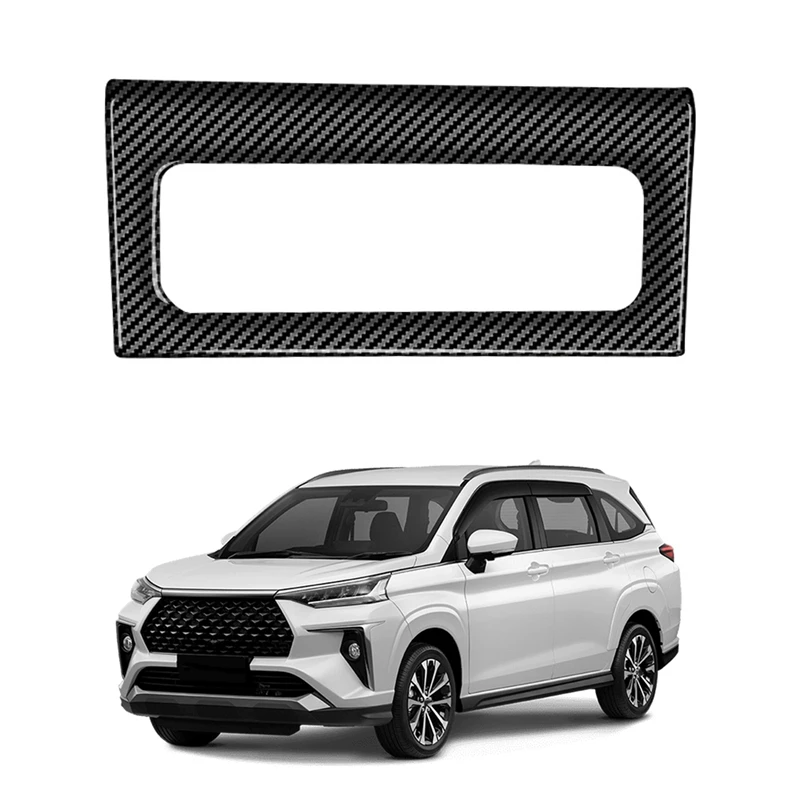 

Для Toyota Veloz Avanza 2022 + кнопки из углеродного волокна для переключения аудио кондиционера рамка наклейка