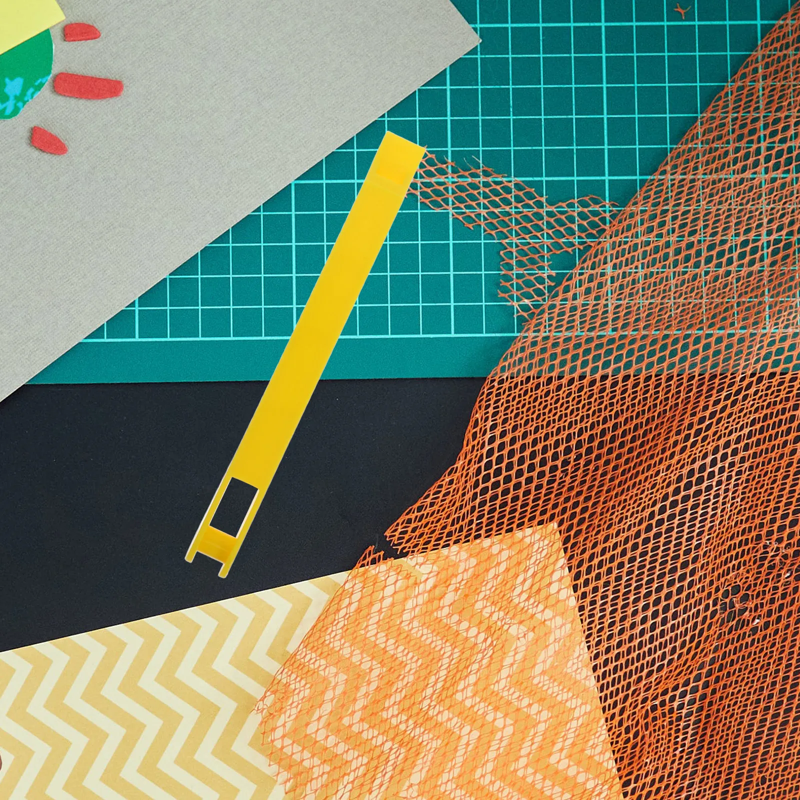 스테인드 글라스 구리 포일링 도구 핸드 포일러 크림퍼 포일 테이프 포장 도구 노란색 고효율 창의적인 공예 도구