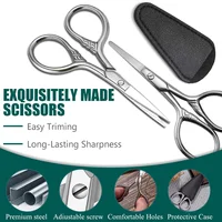 1Pcs Stainless Steel Small Makeup Grooming Scissors Eyebrows For Manicure Nail Cuticle Beard And Mustache Trimmer Nose Hair Tool 2