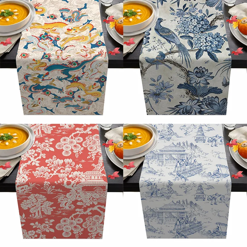 Elegant Dining Table Runners Tablecloth Elegant Japanese Table