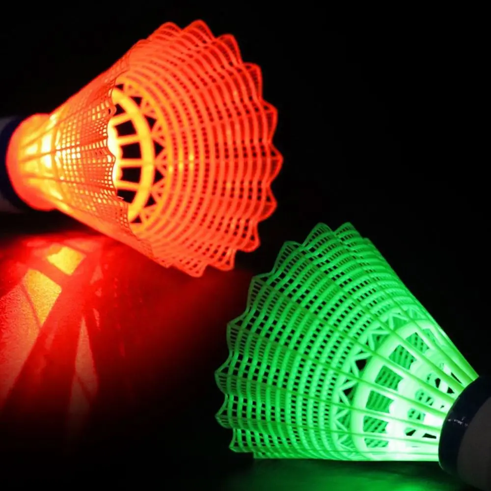 Light-up LED Badminton Colorful Lighting Balls Lighting Shuttlecocks Glowing Lightweight Luminous Badminton Balls Outdoor Game badminton shuttlecock badminton ball feather shuttlecock